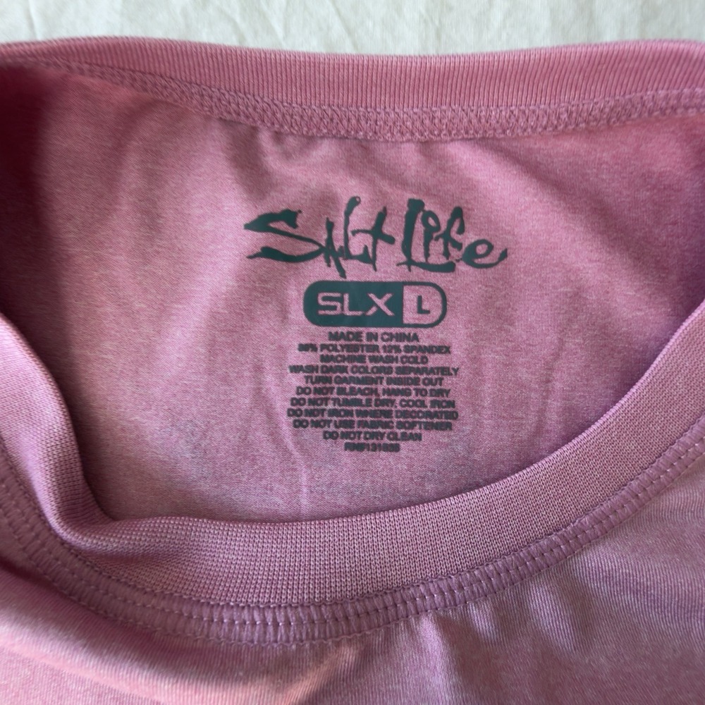 Salt life Long sleeve UV Vapor Pink